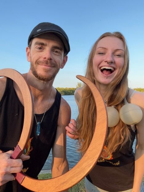Jake and Alissa, owners of Spread The Flow