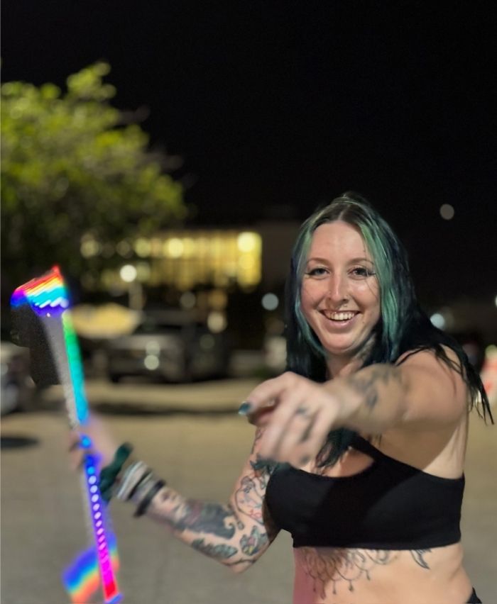 Flow arts at a Spread The Flow event